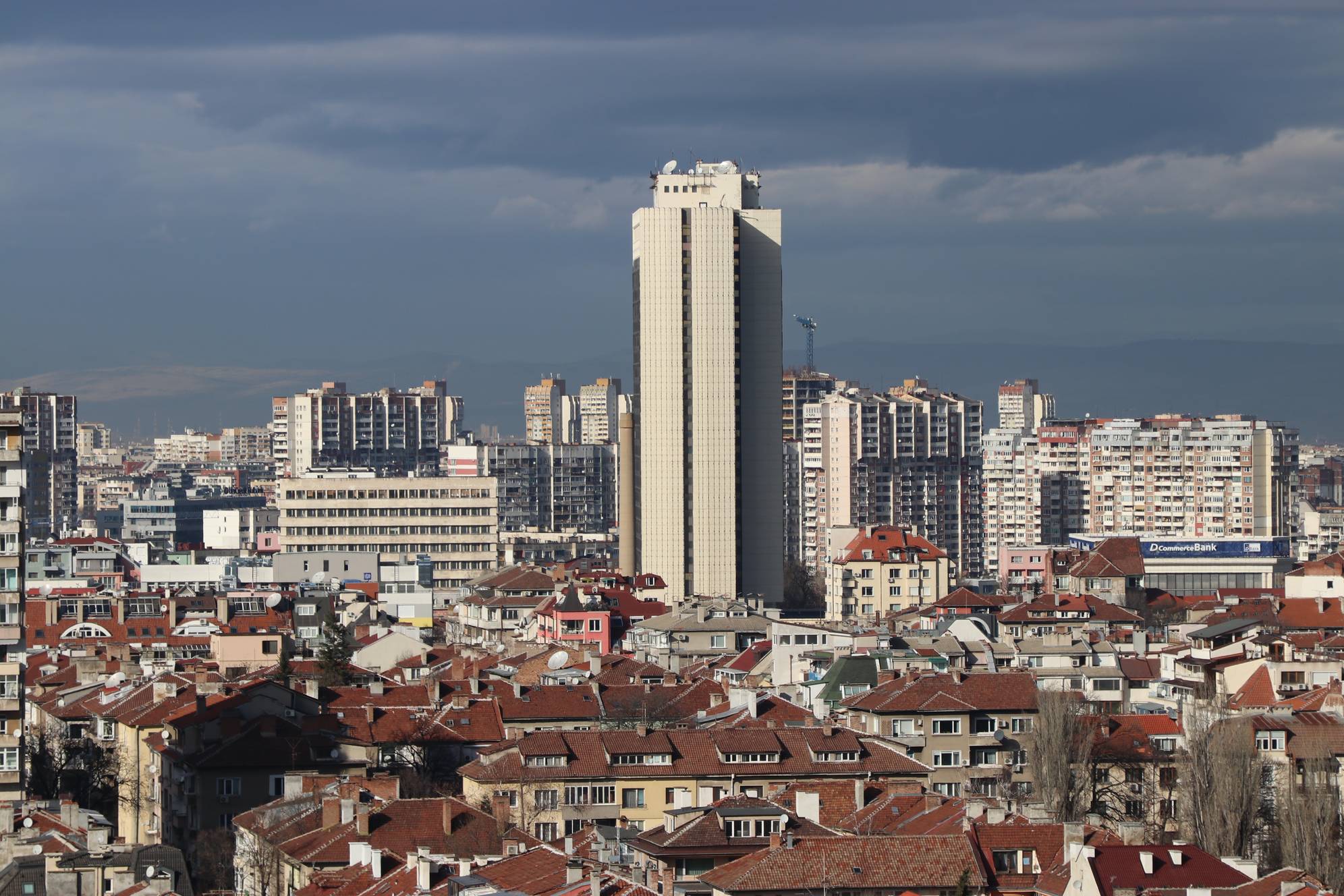  Облачност над София, облачно време 